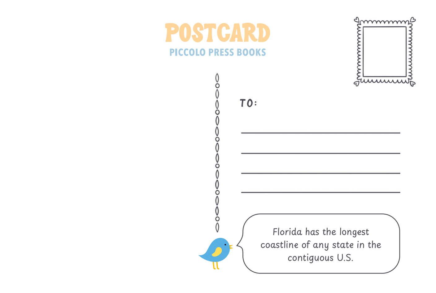 Coloring Postcards: Florida Edition