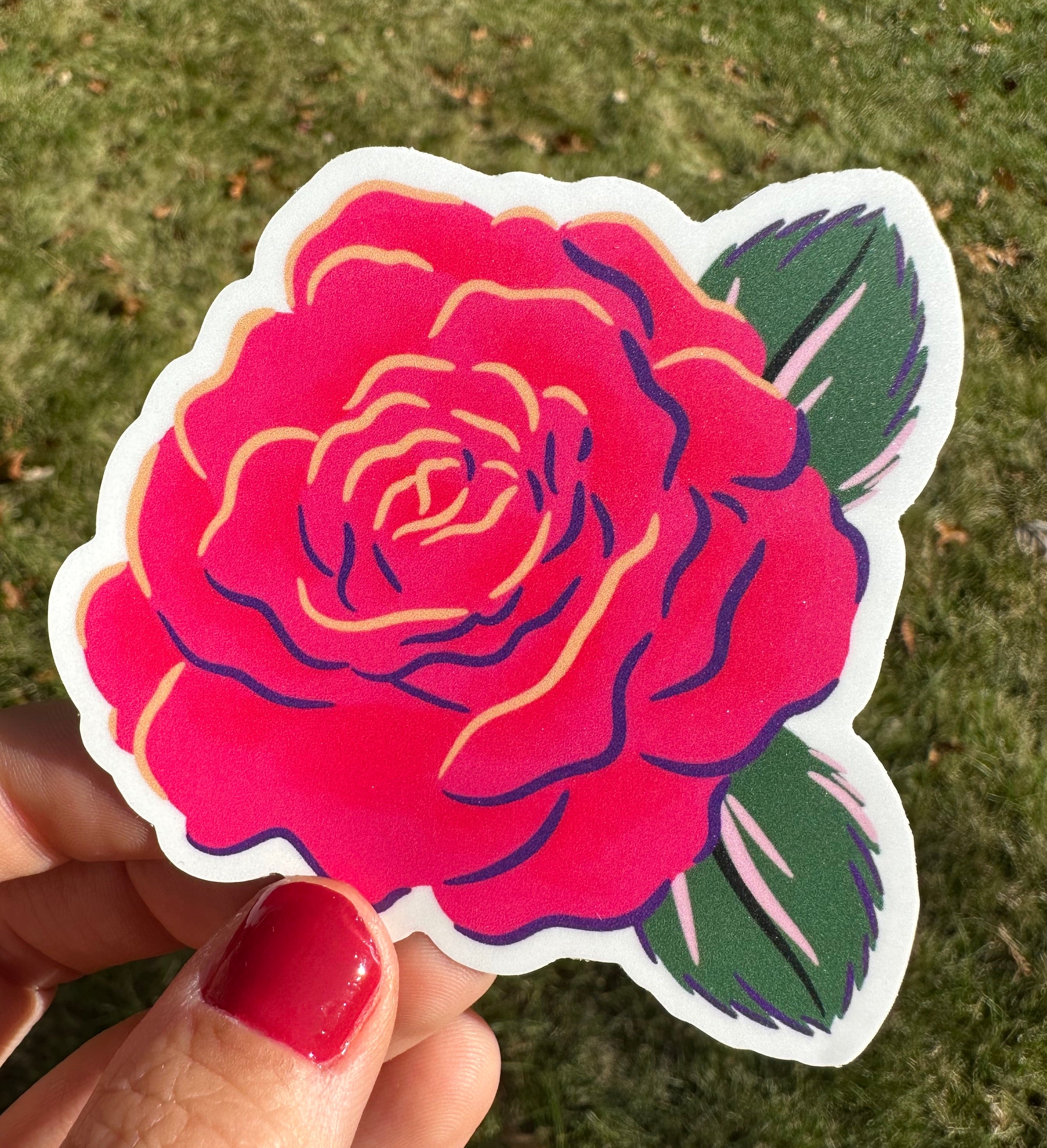 Rose Sticker – Piccolo Press