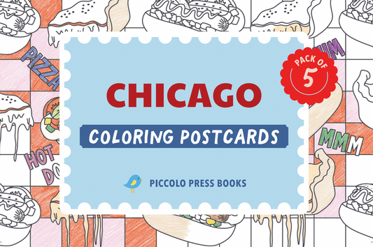 Coloring Postcards: Chicago Edition