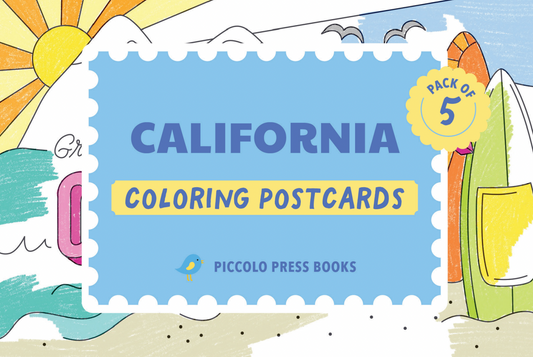 California Coloring Postcards